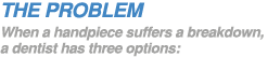 Dental equipment problems